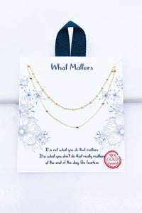 What Matters Necklace