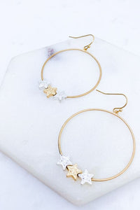 Tri-Star Earrings