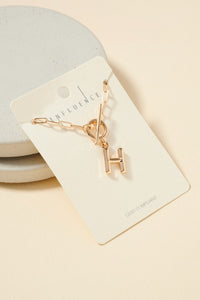 Initial Charm Necklace