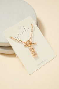 Initial Charm Necklace