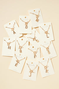 Initial Charm Necklace
