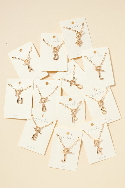 Initial Charm Necklace