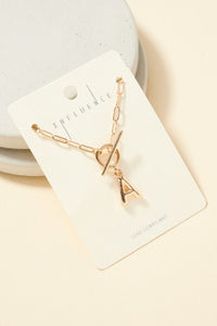 Initial Charm Necklace