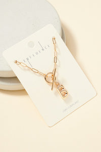 Initial Charm Necklace