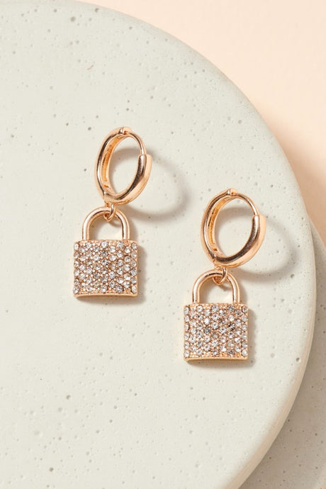 Lock Earrings