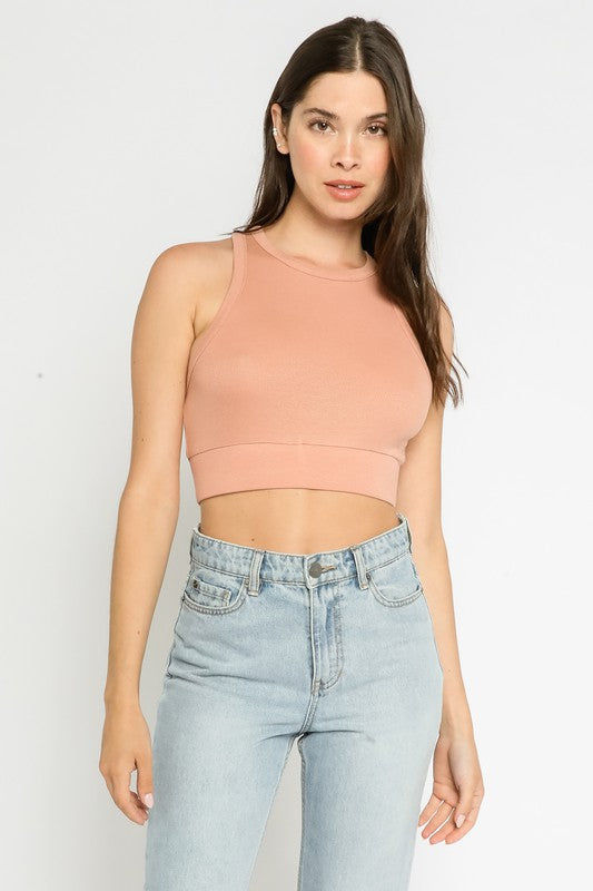 FINAL SALE Ritchie Tank-Coral