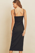 Cleo Midi Dress-Black
