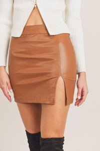 FINAL SALE Janice Skirt- Camel