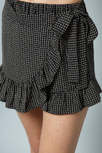 FINAL SALE Trinity Skort-Printed Black