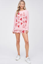 Heart Short PJs-Pink