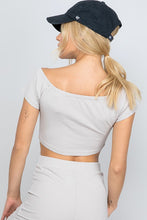 FINAL SALE Frankie Top-Taupe