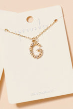 Initial Twist Necklace