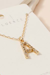 Initial Twist Necklace