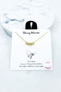 Strong Woman Necklace