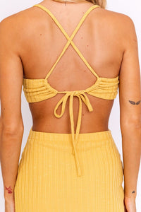 FINAL SALE Kora Dress-Yellow