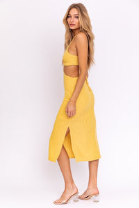 FINAL SALE Kora Dress-Yellow