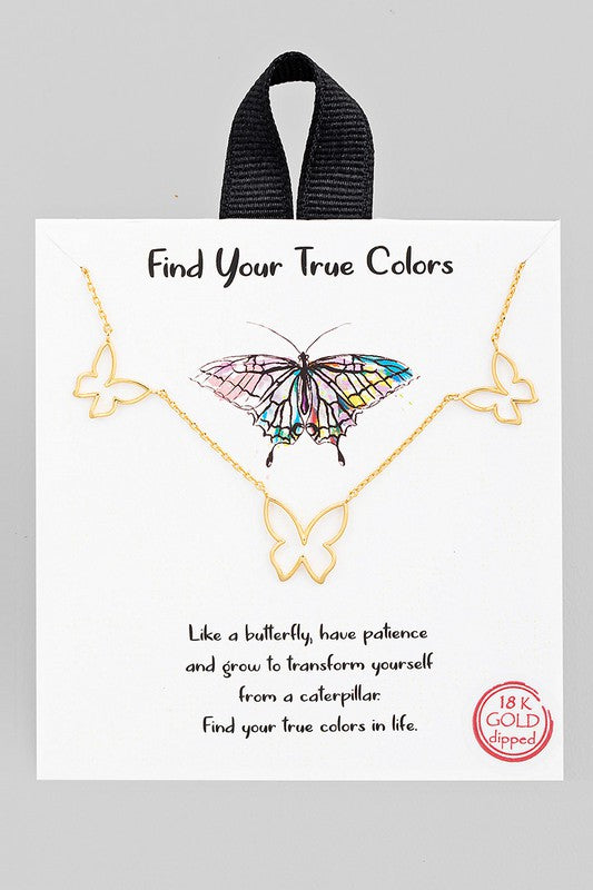 Butterfly Charm Necklace