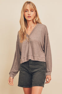 FINAL SALE Anna Top-Lilac