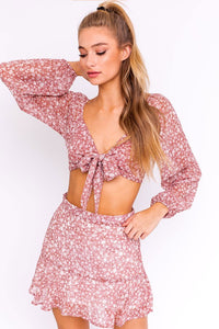 FINAL SALE Maria Top-Rose