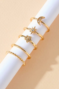 Moon Ring Set