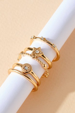 Star Ring Set