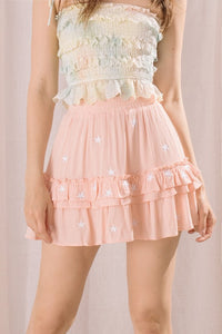 FINAL SALE Sally Star Skort-Pink