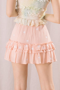 FINAL SALE Sally Star Skort-Pink