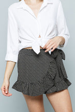 FINAL SALE Trinity Skort-Printed Black
