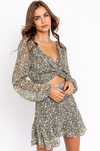 FINAL SALE Maria Top-Olive