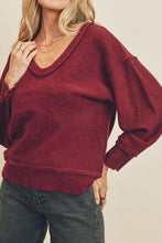 FINAL SALE Bianca Sweater-Wine