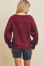FINAL SALE Bianca Sweater-Wine