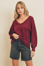 FINAL SALE Bianca Sweater-Wine