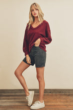 FINAL SALE Bianca Sweater-Wine