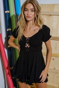 Carey Romper-Black