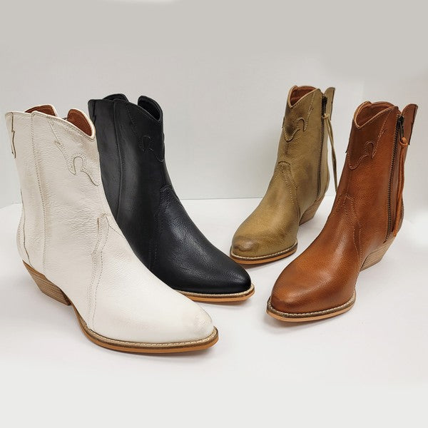 Dallas Booties-Taupe