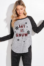 Let It Snow PJs-Grey