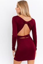 FINAL SALE Farrah Dress-Burgundy