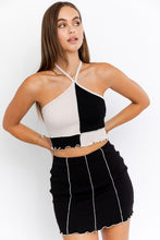FINAL SALE Gabby Crop Top-Black