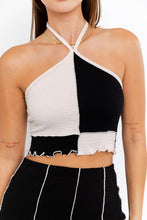 FINAL SALE Gabby Crop Top-Black