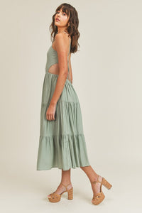 FINAL SALE Esther Dress-Olive