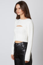 Kayla Sweater Set-Ivory