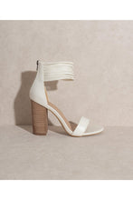 FINAL SALE Blair Heels-White