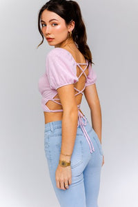 FINAL SALE Mollie Top-Pink