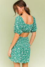 FINAL SALE Casey Dress-Green Floral