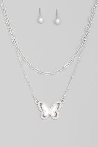 Brandy Butterfly Necklace