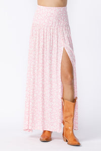 FINAL SALE Michelle Maxi Skirt-Pink