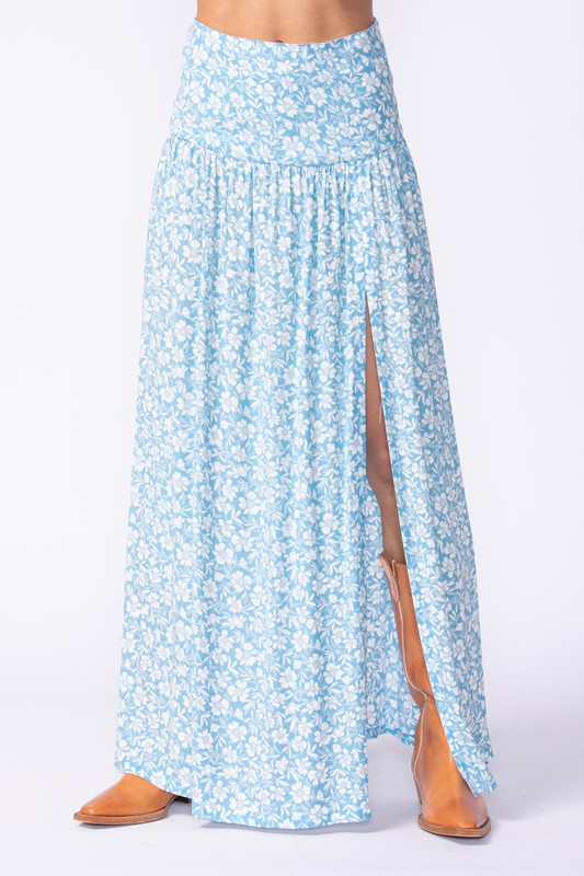 FINAL SALE Michelle Maxi Skirt-Blue