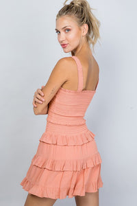 FINAL SALE Mandy Skirt-Peach