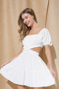 FINAL SALE Colleen Dress-White