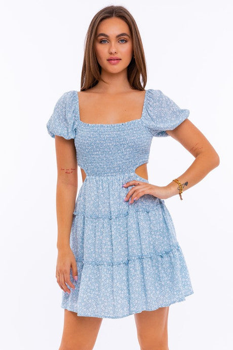 FINAL SALE Greer Dress-Blue